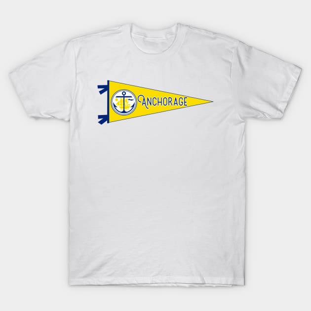 Anchorage Pennant T-Shirt by zsonn